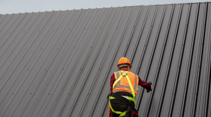 Professional metal roof installation services in West Bend, IA